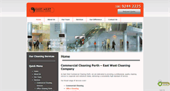 Desktop Screenshot of eastwestcleaning.com.au